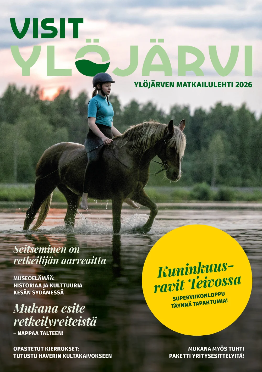 Visit Ylöjärvi: Ylöjärven matkailulehti 2026 kansi